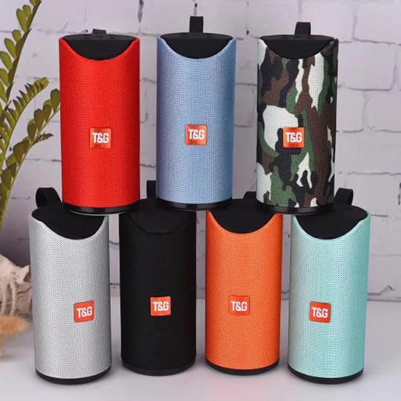 

TG113 Bluetooth Speaker Portable Outdoor Loudspeaker Wireless Mini Column 3D 10W Stereo Music Surround Support FM TFCard Bass Box