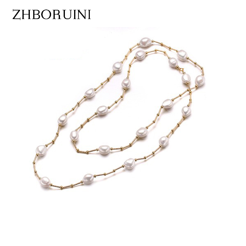 Collana Perle Naturali Bianche Girocollo Gioielli donna Naturali Moda
