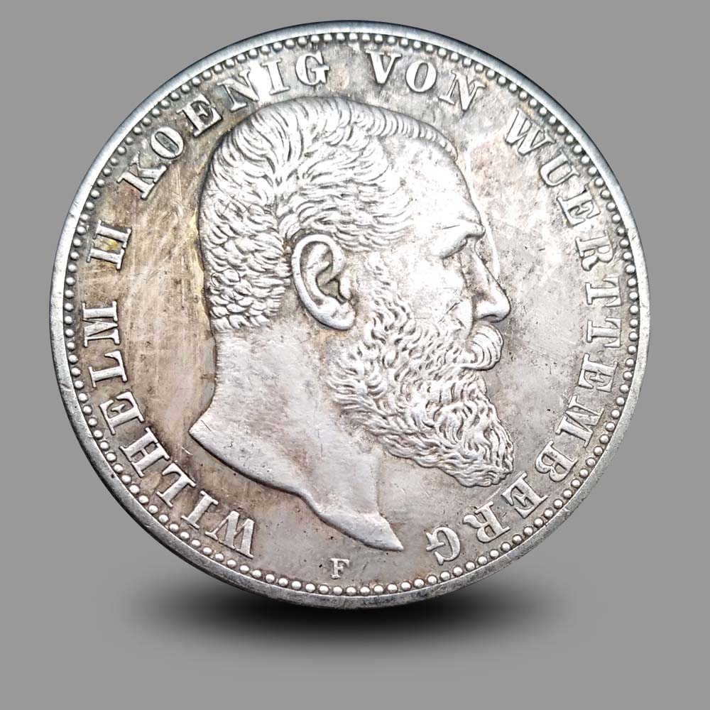 

5Pcs German 1913 Copy Coin Baden 5 Mark CoinS Art Collectibles