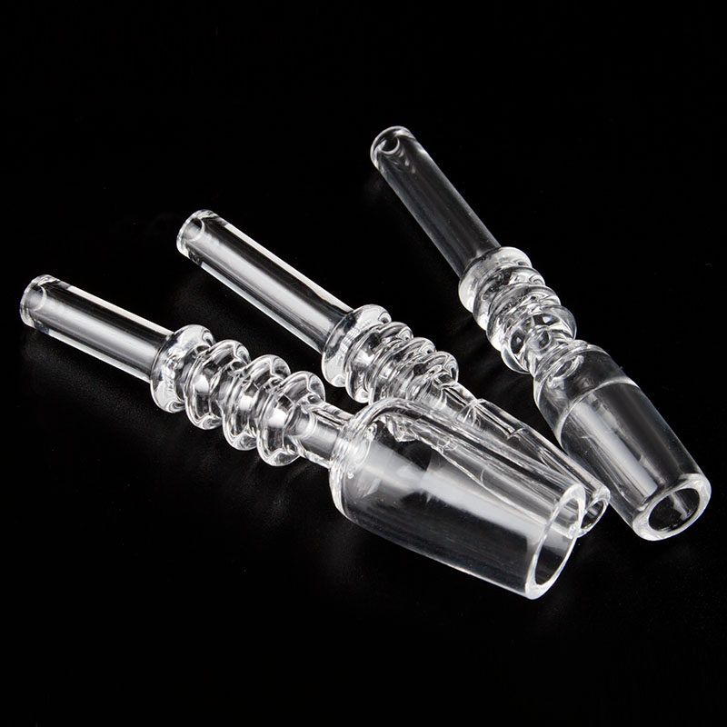 Smoking Nail Accessory Q005 Quartz Tip Clip Dabber Nails 10/14/19mm Dab Rig Bong Glass Pipe Tool-image-407674961