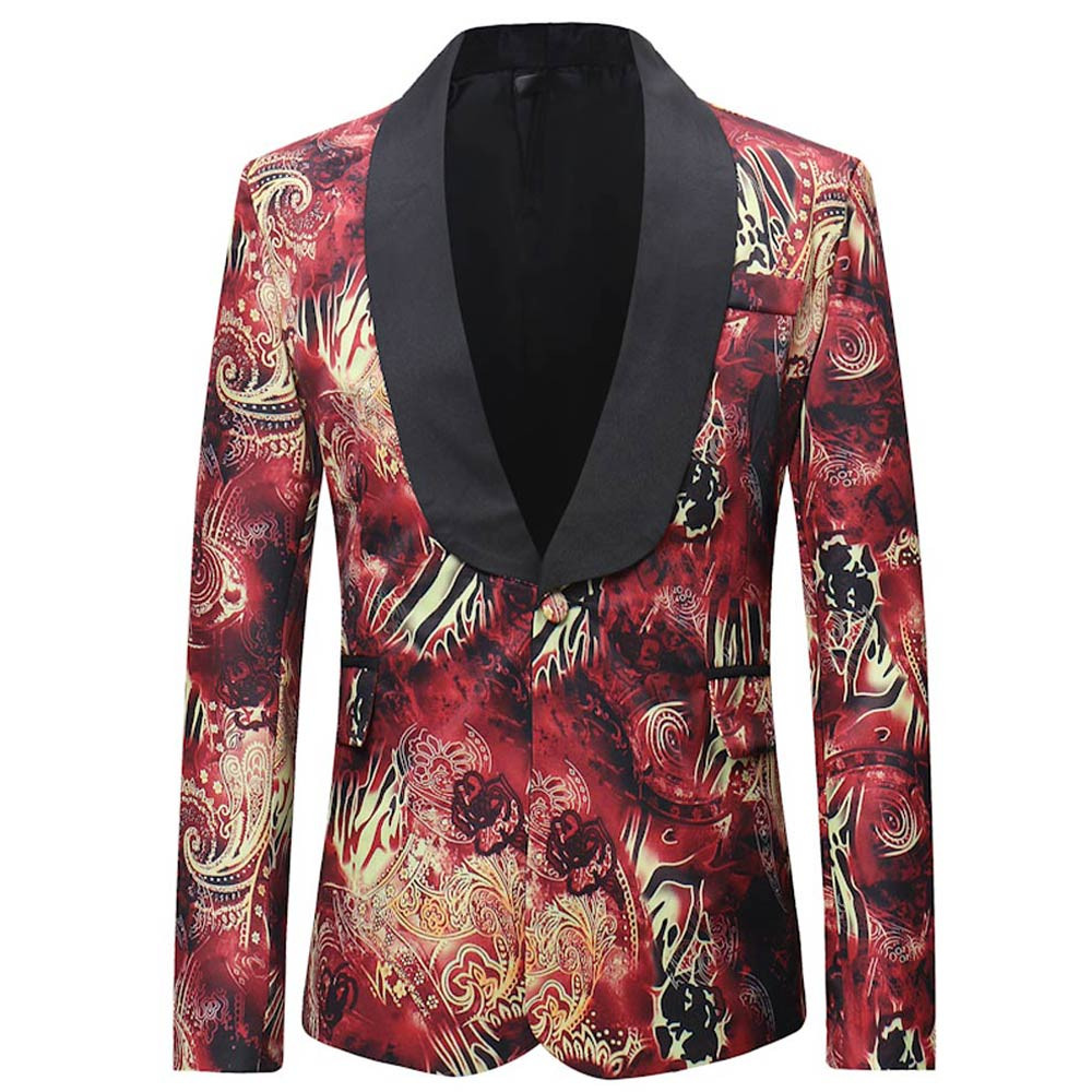 

Elegant Floral Print Americanas Hombre Blazer Men Slim Fit Suits Coat Veste Costume Homme Gold Blaser Masculino Heren Colberts 5, Rd