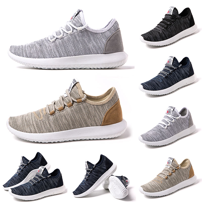 

Hot fashion men breathable Running Shoes black white red fashion mens trainer men athletic sports sneaker size 39-46, A4