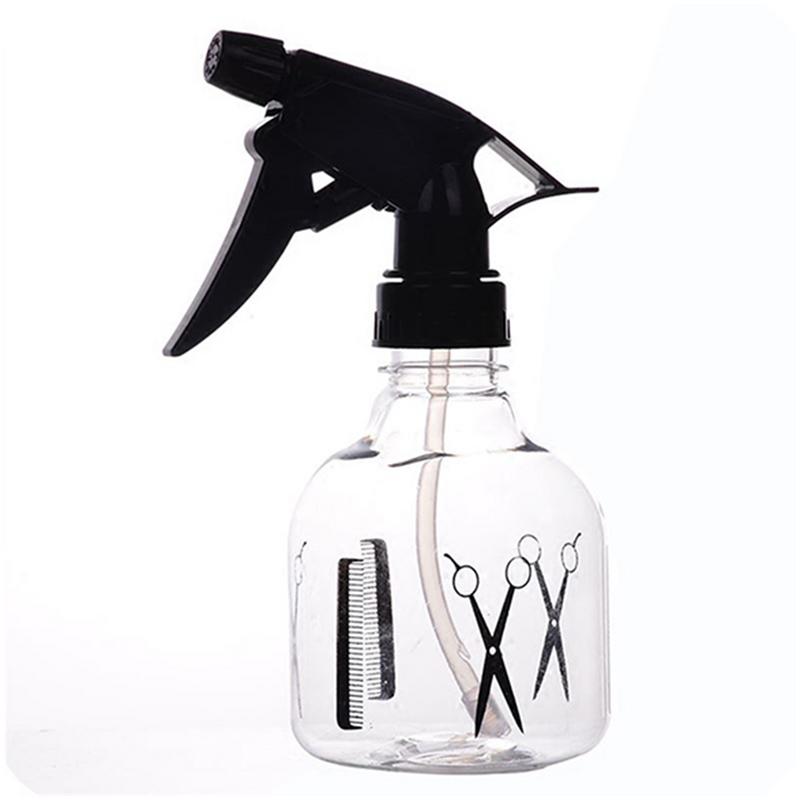

250mL Watering Pot Fashion Plastic Hairdressing Water Spray Bottle Blow Can Plant Flower Water Sprayer Horticultural Garden Tool, Clear