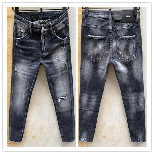 

new brand of fashionable european and american mens casual jeans highgrade washing pure hand grinding quality optimization la981, 981