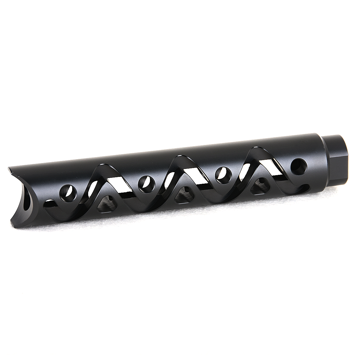 

7.0 Inch Muzzle Brake Compensator .45 37/64-28 Thread Competition With Free Crush, Customize