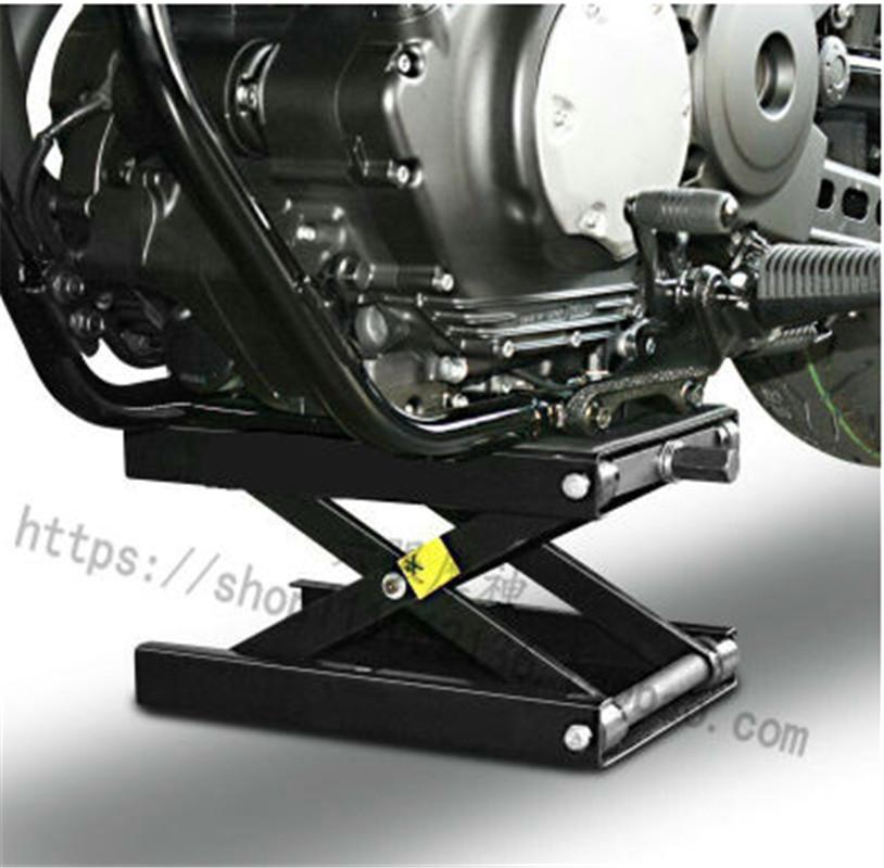 

500KG Scissor Hoist Jack Lifting Cranes Motorcycle Repair Stand Center Scissor Lift Hoist Workshop Bench Lifting Tool(450*150mm