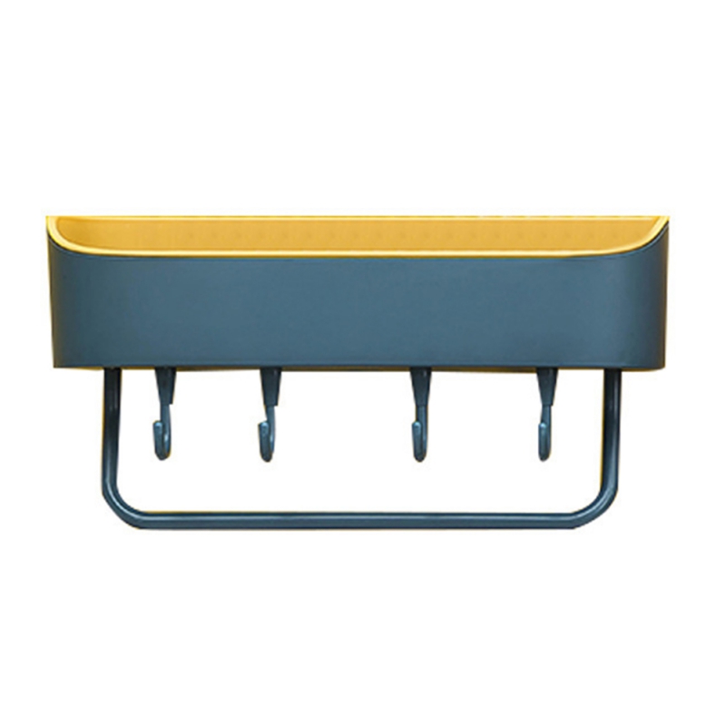 

Simple Punch-free Wall-mounted Storage Finish Rack Multi-function Plastic Kitchen Bathroom Storage Finish Rack Bathroom