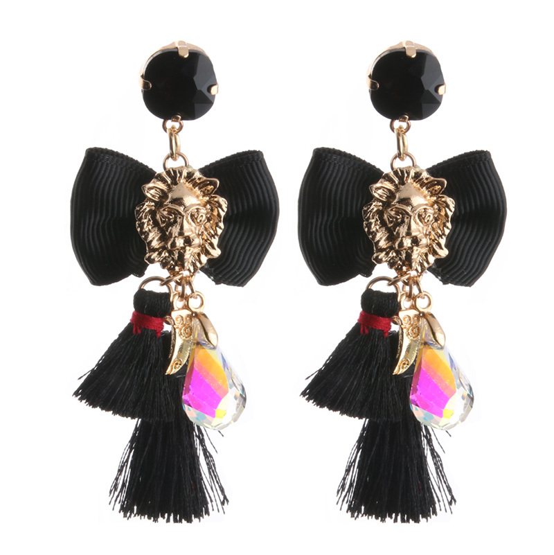 Pendientes De Piel De León Neefu Wofu Pendientes De Piedra Pendientes De Piel De León Neefu Wofu Pendientes De Piedra