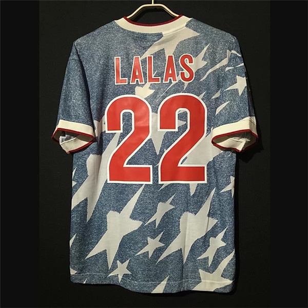 

Retro USA 1994 Away Soccer Jerseys Lalas Reyna Wynalda Vintage United States Football Shirt Classic Kit