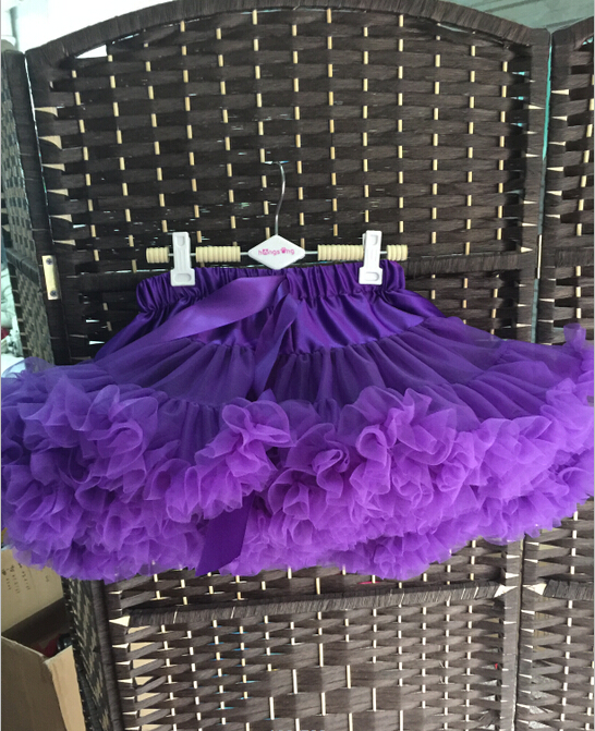 

1-18 year old full size Baby Girls Tutu Skirt Fluffy Children and Women Ballet Pettiskirt Princess Tulle Party Dance Skirts, Black