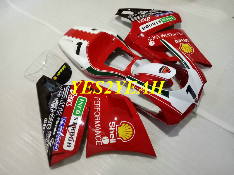 

Injection Fairing body kit for DUCATI 748 996 96 98 00 02 ducati 916 998 1996 2000 2002 ABS Fairings bodywork+Gifts DD18, Multi-color