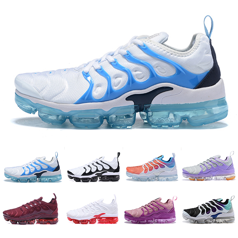 nike air vapormax plus tn TN Plus bon marché femmes Athletic Running Shoes Lady blanc rose violet fille raisin femmes sport baskets de sport en p