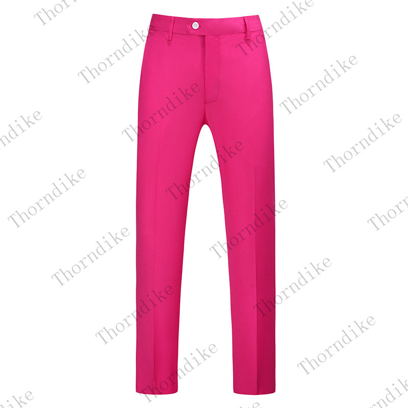 

Gwenhwyfar Men's Suit Pants High Quality Men Dress Pants Fuchsia Trousers Straight Business Mens Formal Big Size 26-40, Purple plaid