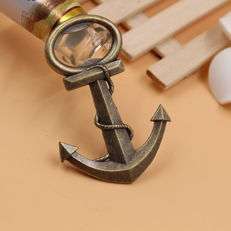 

Creative Boat Anchor Metal Beer Bottle Opener Wedding Souvenirs Anchor Shaped Bottle Opener Birthday Anniversary Gift For Guest RRA2861