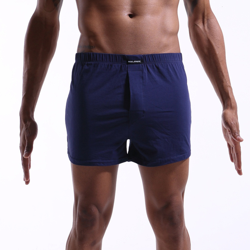 

Mens Boxer Shorts Casual Cotton Underwear Sports Breathable Boxershorts Plus Size Sleep Bottoms Trunks Cueca Male Nightwear 3XL, Black