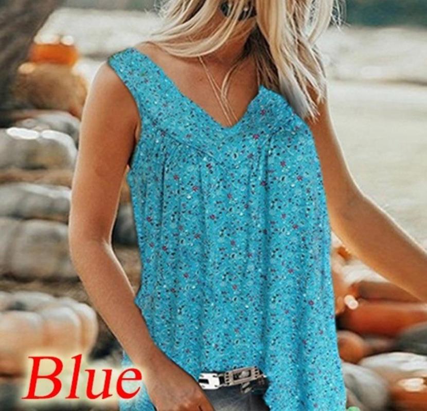 

Women T-shirt Office Lady 2020 New Spring Summer Polka dot Sleeveless Ruffle Women Shirt Sexy V-neck Fashion Tees Tops, Style4