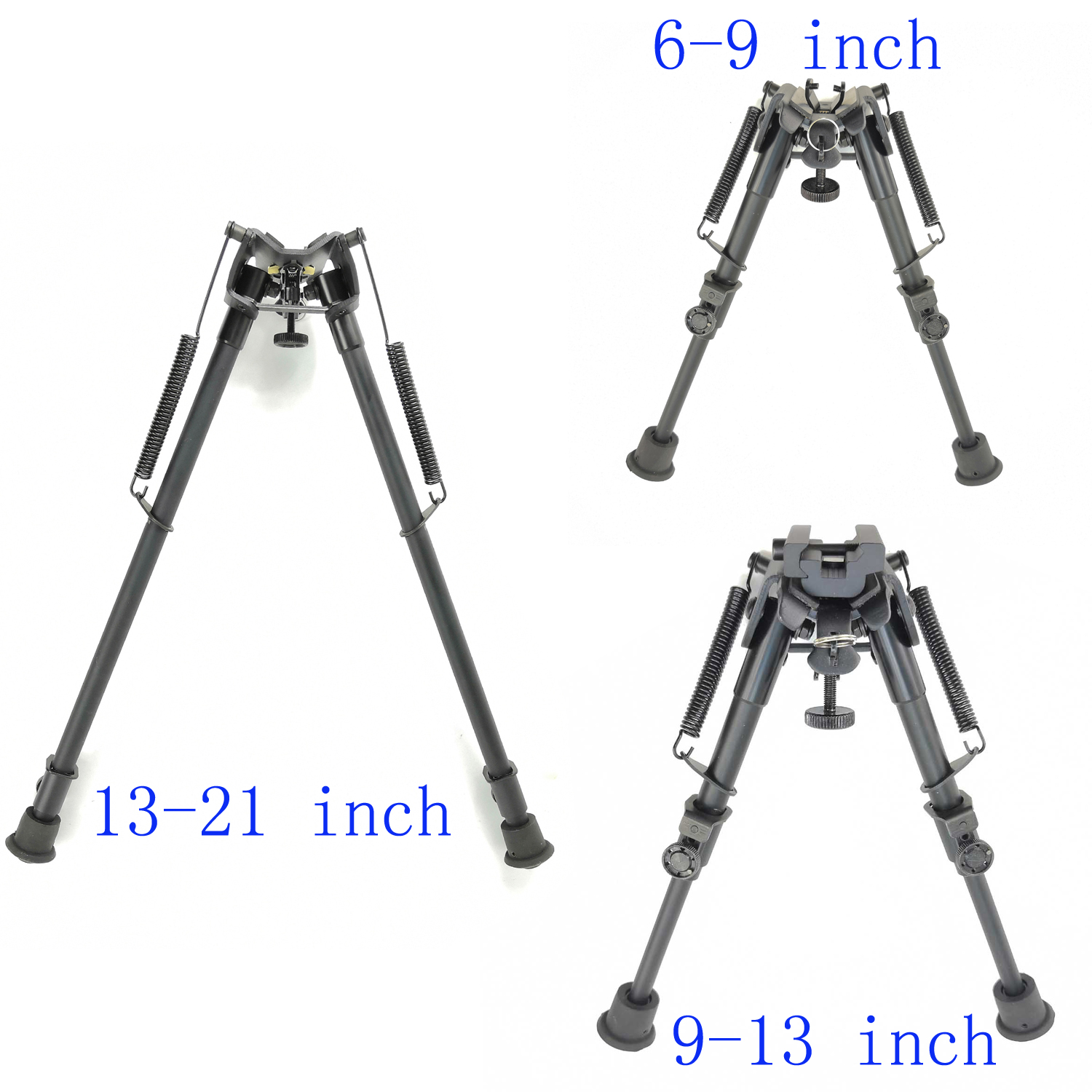 

6"9"13" Harris Style Hunting Bipod Adjustable Bipod Spring Return