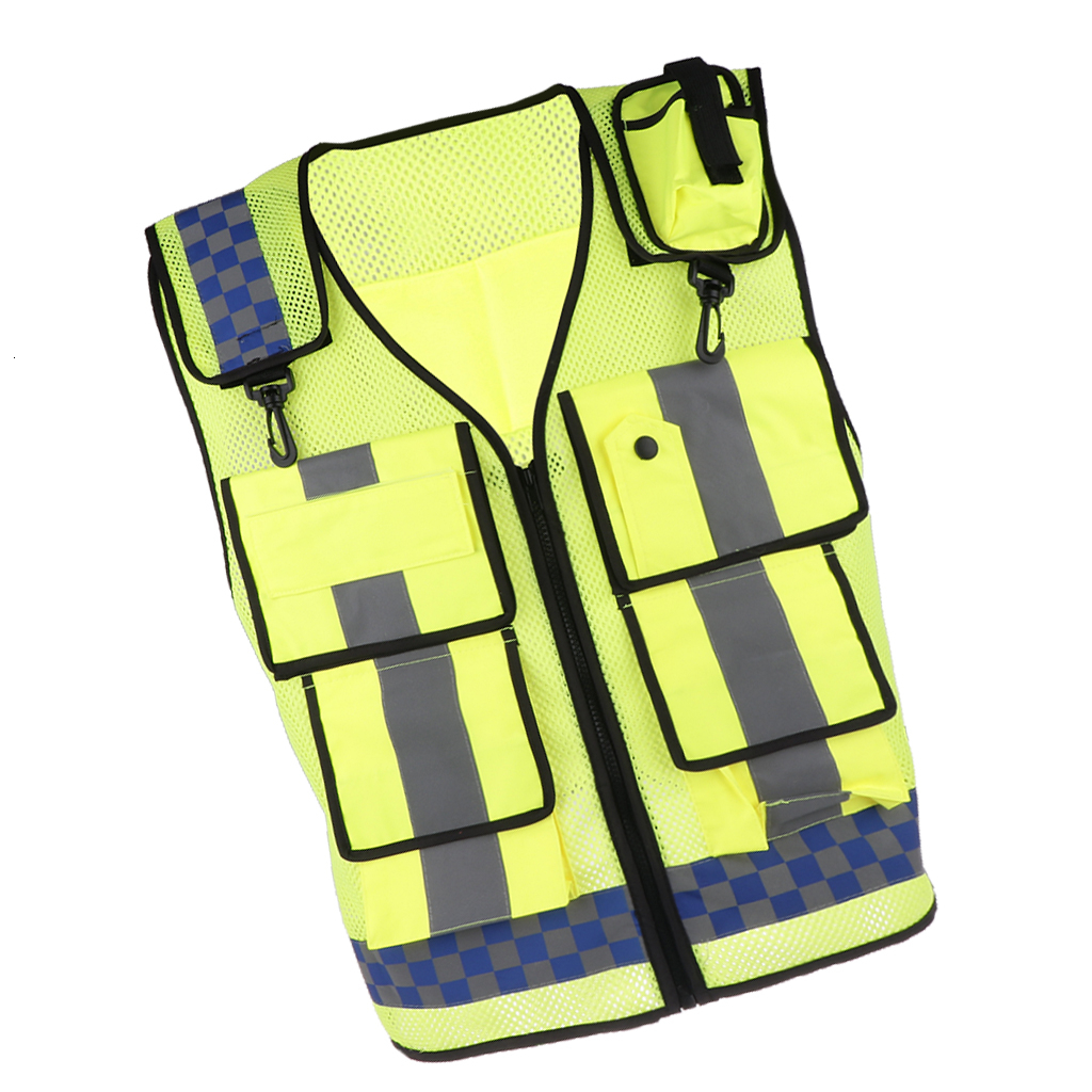 Sécurité de protection Hi Viz Gilet de Haute Sécurité Visibilité Gilet Réfléchissant PPE