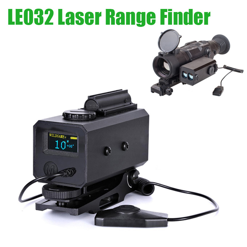 

LE032 Mini Laser Range Finder Tactical 700M Rangefinder with Adjustable Scope Mount for Hunting Rilfe Scope for 20mm Rail