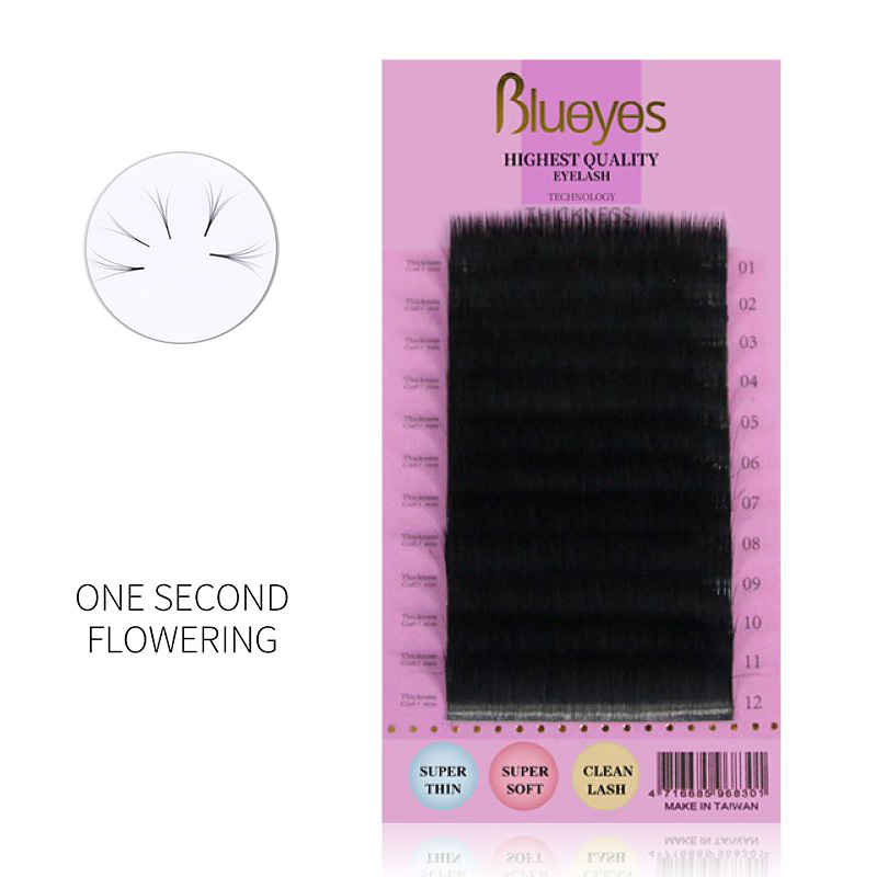 

Blueyes Eyelashes For Extensions Fake Easy Fan Lashes False Lash individual Maquiagem Natural 2D Silk Flowering Eyelash
