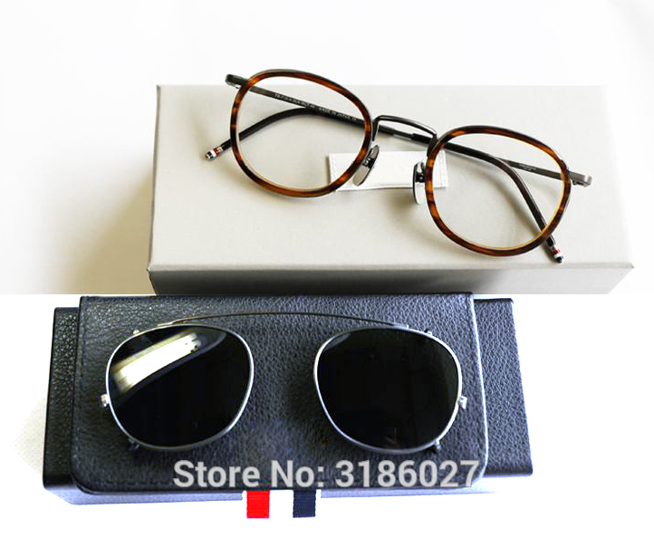 

brand thom Eyeglasses frames or sunglasses men and women optiacl eye glasses TB710 clip sunglasses with original box