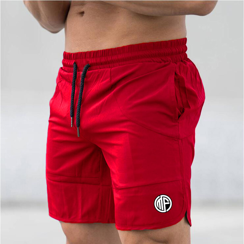 

2020 Running Shorts Men Gym Sport Shorts Fitness Training Quick Dry Short Pants High Quality Mens Workout Sport Beach, Red