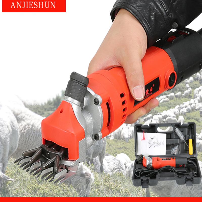 

Anjieshun 6 speed adjustable electric wool scissors save time and effort shearing wool electric clippers shears pusher