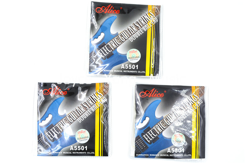 

3 Sets of Alice A5501 Headless Electric Guitar Strings Double Ball End 1st-6th Strings Free Shipping Wholesales