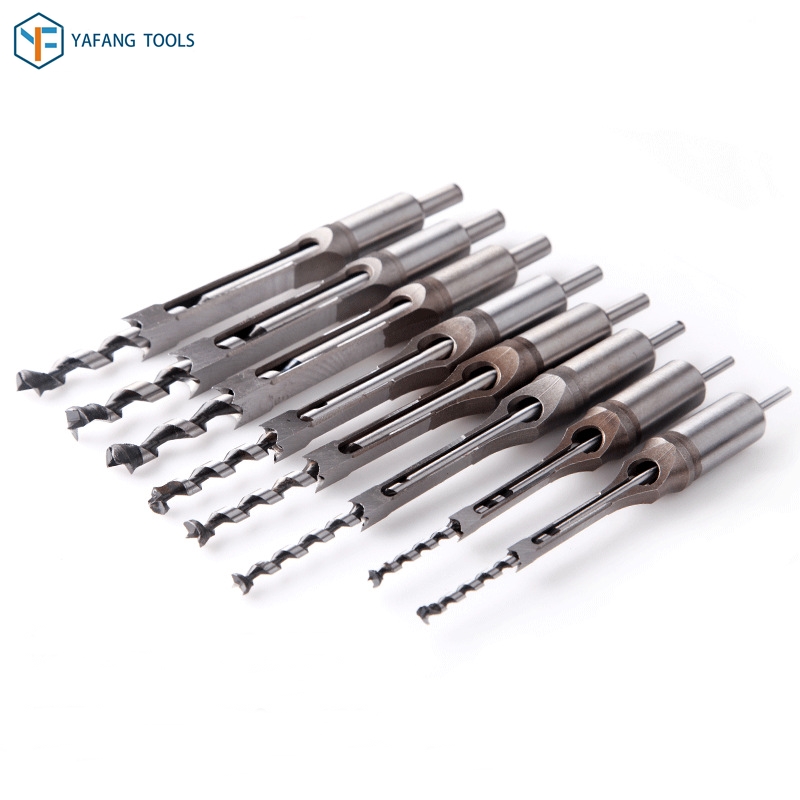

1PCS HSS Square Hole Twist Drill Bit Mortising Chisel Hole Saw Woodworking Drilling Tool Kit Power Tools