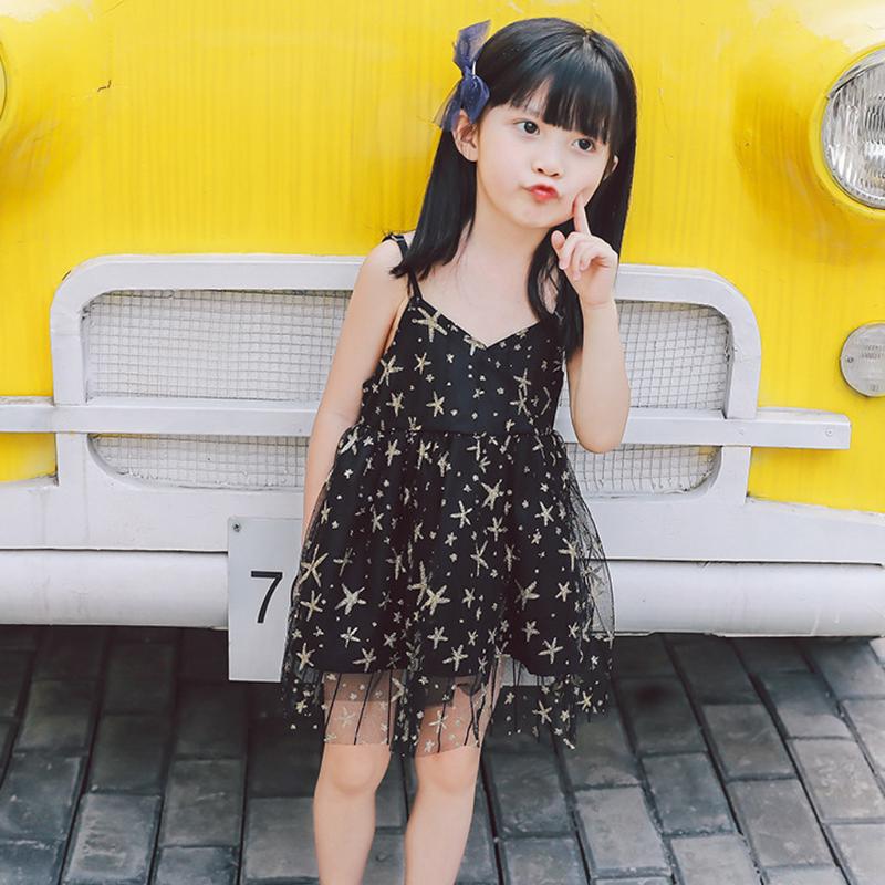 

TELOTUNY dress Toddler Baby Kids Girls Suspenders Stars Tulle Dress Princess Dresses Casual Clothes baby summer 2020apr30, White