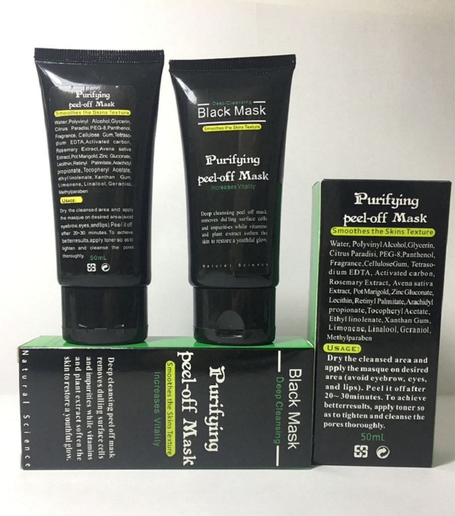 

2020 High Quality Shills Peel-off face Masks Deep Cleansing Black MASK 50ML Blackhead Facial free shipping, As picture
