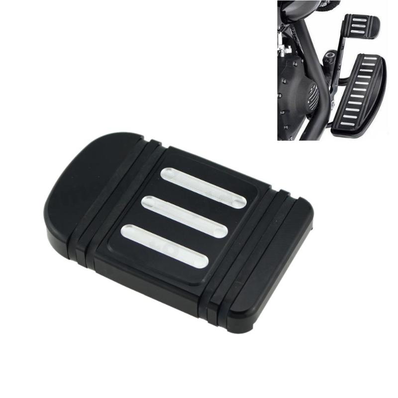 Coperchio del pedale del freno grande smussato nero per Harley Touring street road electra glide road king FLTR FLHR FLHT softail FATBOY Dyna Switchback FLD