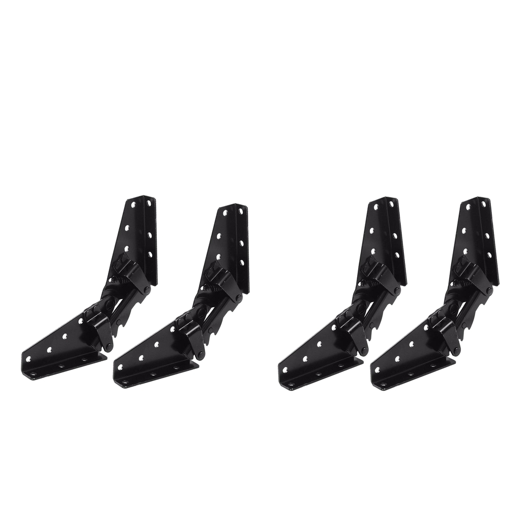 

4pcs adjustable hinges replacement for home furniture folding bed black