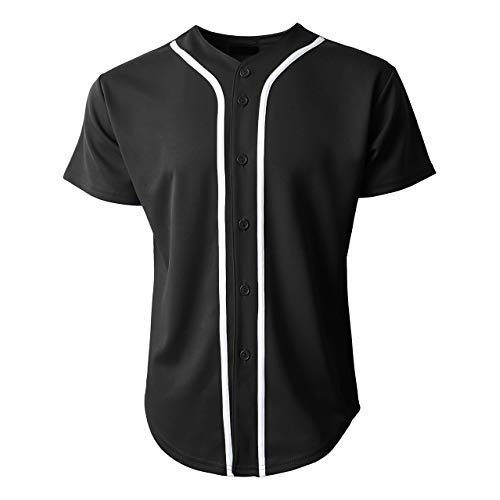 mens plain baseball jersey