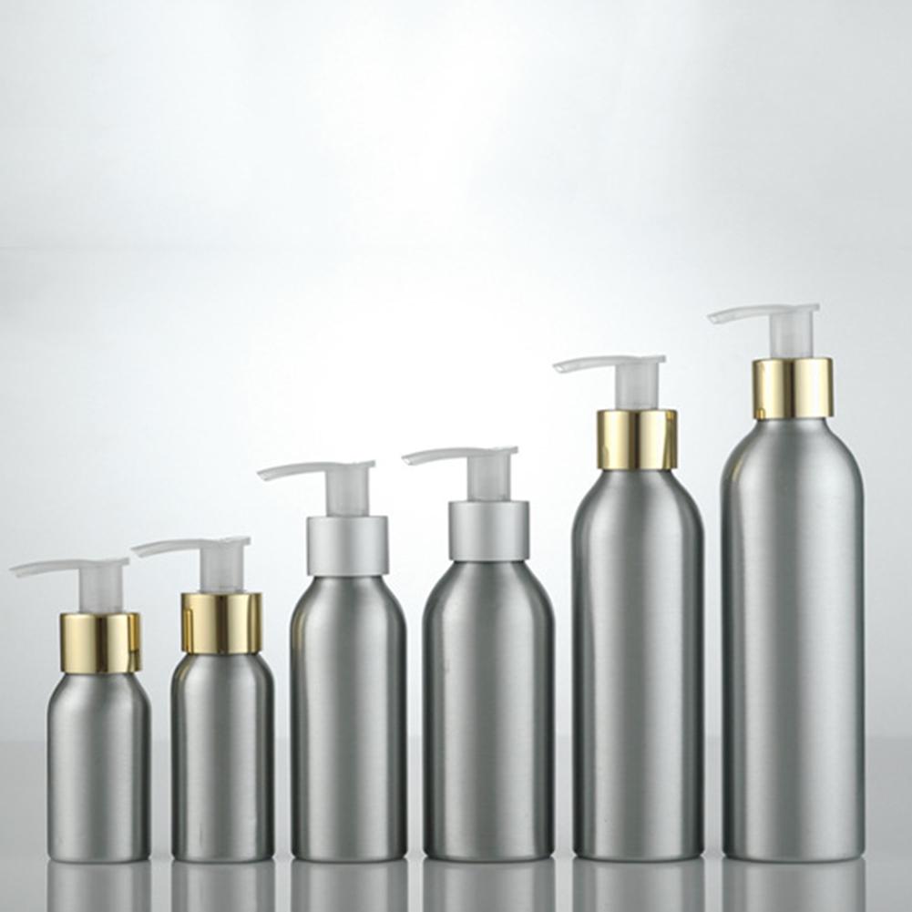 

35# 40ml-250ml Rustproof Aluminum Bottle Storage Lotion Sanitizer Pump Container Refillable Bottles