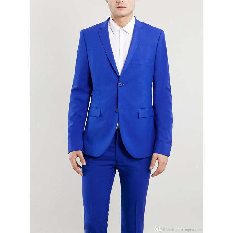 

New Arrival grooms suit blue tuxedos for men wedding suits for men blue 2 pieces suits slim fit two-button groomsmen, Beige