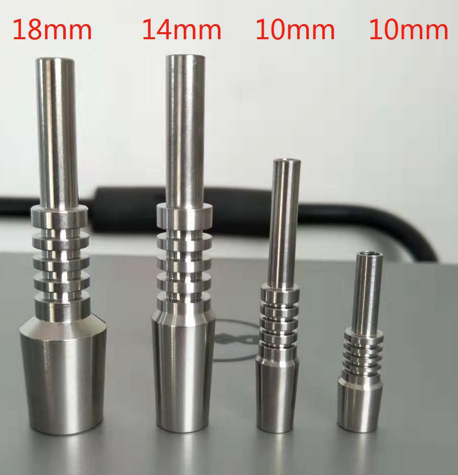 

Titanium Tips 10mm 14mm 18mm Titanium Nail Male Joint Micro NC Kit Inverted Ti Nail Tips vs Quartz Ceramic Tips