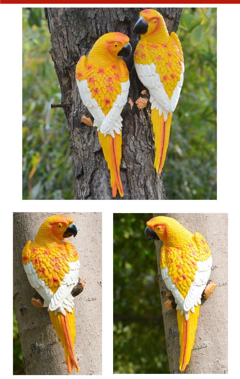 parrot statue outdoor