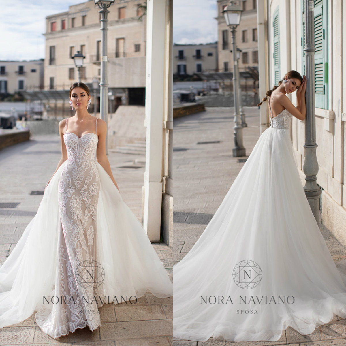 

2020 Mermaid Wedding Dress With Detachable Train Spaghetti Appliqued Beaded Bridal Gown Sleeveless Backless Ruffled Lace Vestidos De Novia, Gold