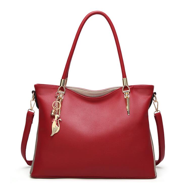 

HBP 2021 new women's fashion women's bags large-capacity bag, Red