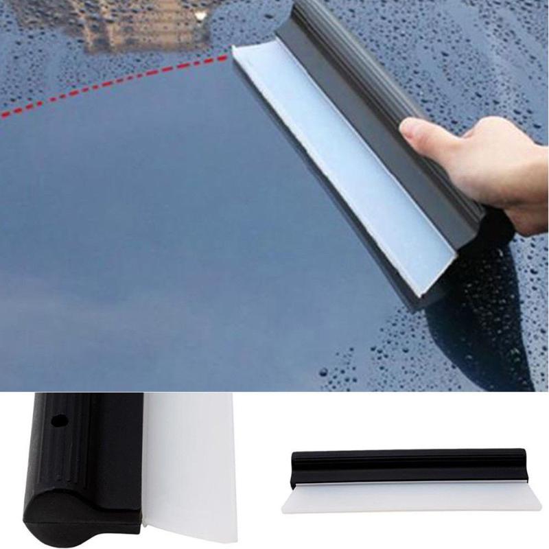 

Car Glass Window Wiper Soap Cleaner Silicone Auto Car Window Wash Cleaning Brush Cleaner Wiper Squeegee Drying Blade 27x4cm j6