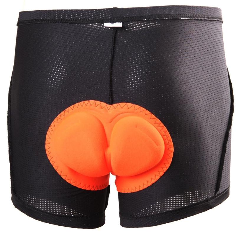

Cycling Shorts Unisex Black Bicycle Solid Cosplay Comfortable Underwear Sponge Gel 3D Padded Bike Short, Blue