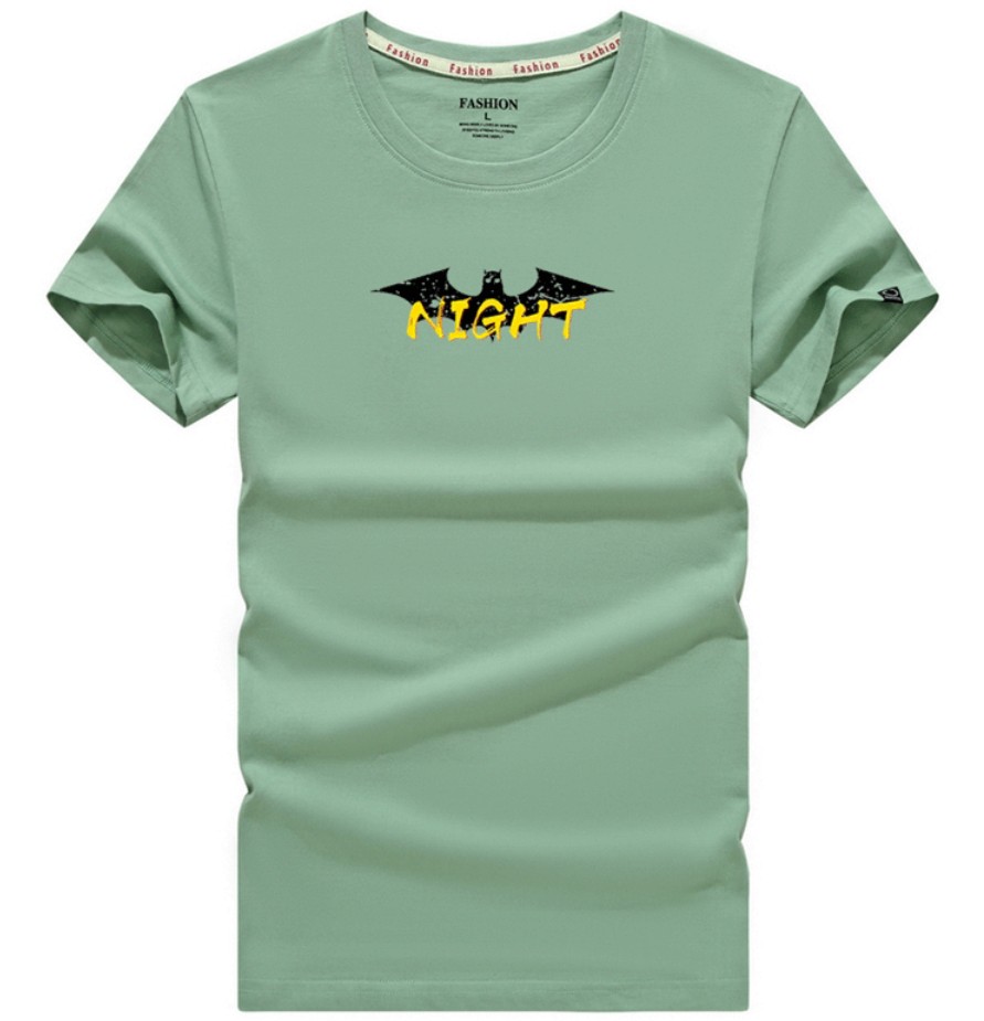 

Mens Designer t shirts Clothes 2019 New Summer Simple Streetwear Fashion Men Cotton Sports Tshirt Casual mens Tee T-shirt plus size -5XL, Green