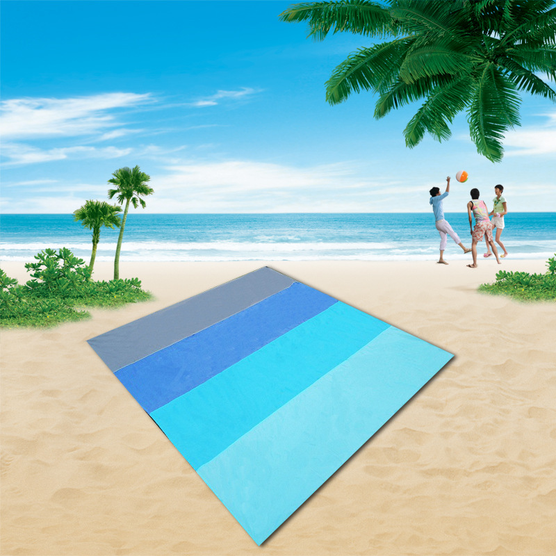 

Comfortable Good quality beach mat grass picnic mat portable picnic blanket pocket cloth waterproof moisture-proof