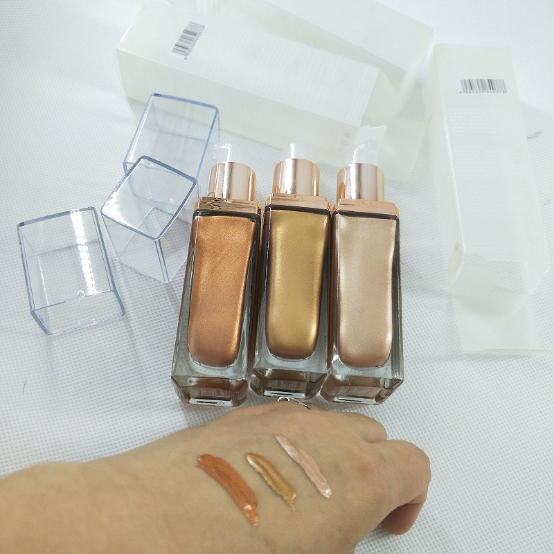 

Brand maquiagem makeup foundation highlighter concealer All Over Face and Body Highlighter Glows Bronzers & Highlighters, Huda