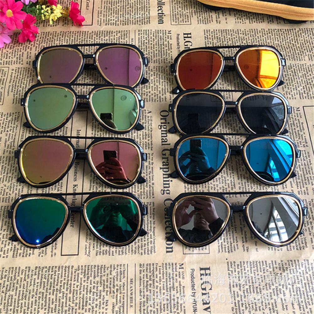 Mode Enfants Lunettes De Soleil Marque Designer Enfants Lunettes De Soleil Anti-Uv Bébé Élégant Lunettes Fille Garçon Lunettes Uv400 En Gros VEEF