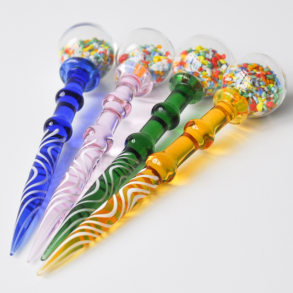

5.0inches Dabber Tool with 25mm Glass Ball Glass Carb Cap dab nail smoking accessories dab rig free shipping