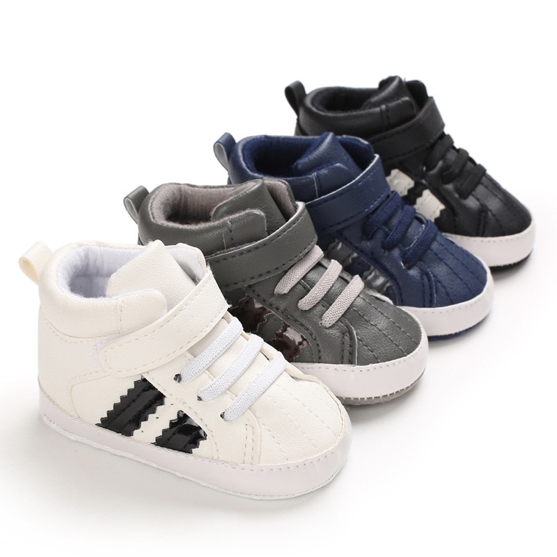 

Autumn -18M Newborn Baby PU Leather Shoes Toddler Kids Soft Sole Firstwalkers Winter Warm Baby Boys Girls Prewalker Shoes