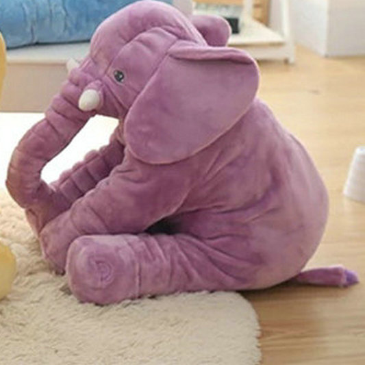 purple elephant stuffed toy