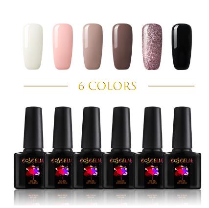 

6 pcs/Set 8ml Gel Nail Polish Set Nails Manicure Tools UV Gel Polish Colors All for Varnish DIY Nail Art Tools Kit